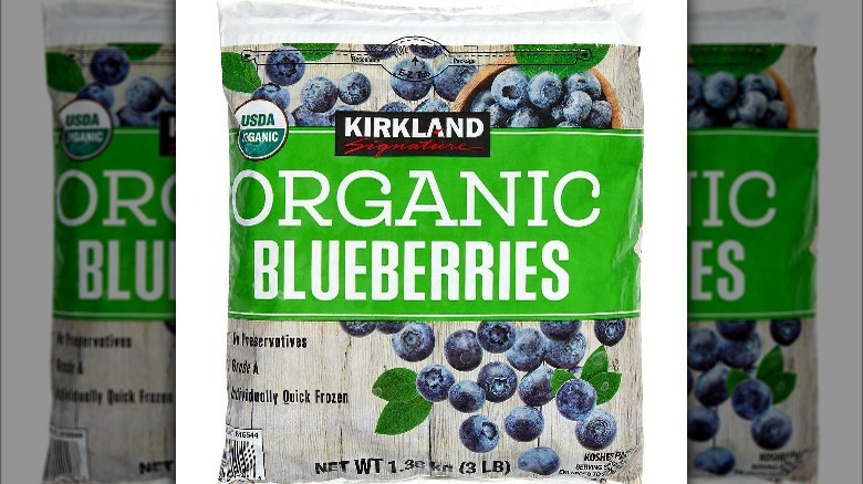 Kirkland Signature organic blueberries