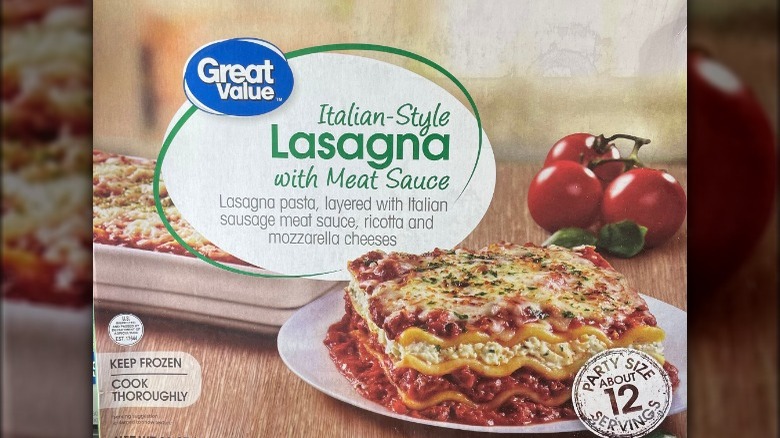 Great Value Italian-Style Lasagna with Meat Sauce