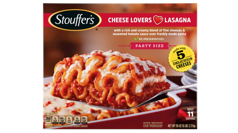 Stouffer's Cheese Lovers Lasagna