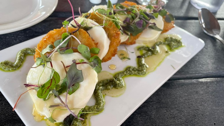 Fried green tomatoes at Chef Point