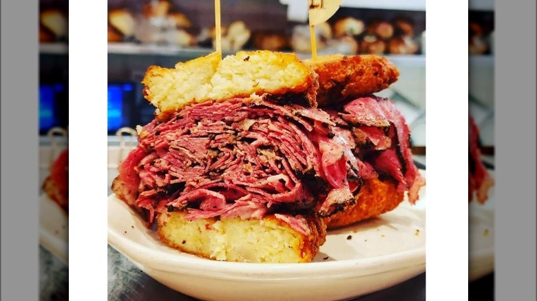 2nd Ave Deli pastrami sandwich