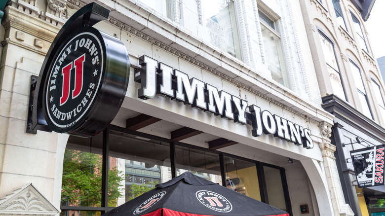 Jimmy John's city storefront