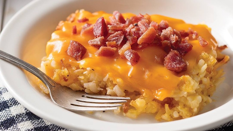 Cracker Barrel loaded hashbrown casserole