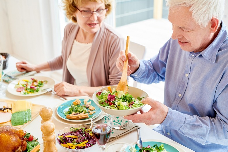 The grandma who's really concerned about what's on your plate