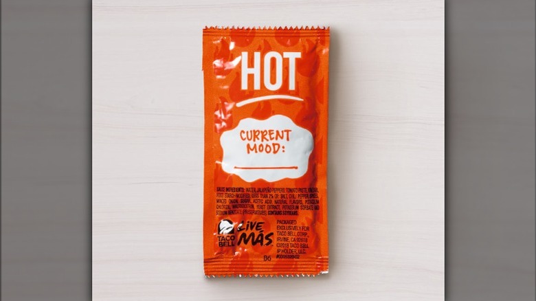 Taco Bell hot sauce