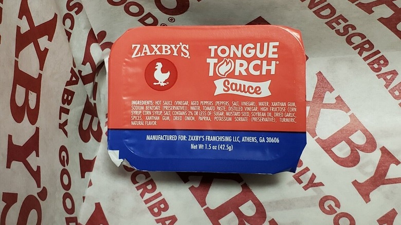 Zaxby's tongue torch sauce