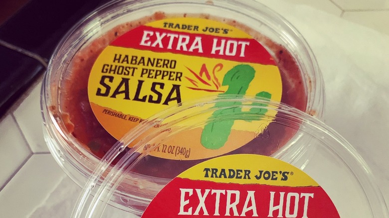 Trader Joe's Extra Hot Habanero Ghost Pepper salsa