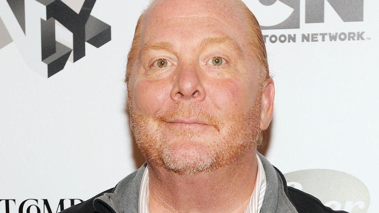 Mario Batali smirking