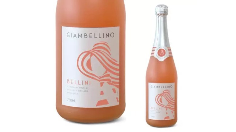 Bottle of Giambellino Peach Bellini