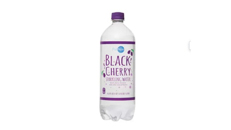 Black cherry sparkling water