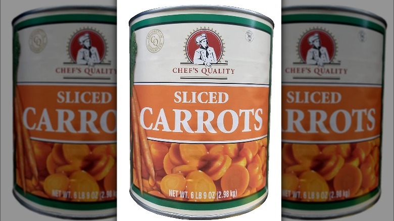 Chef's Quality canned sliced carrots