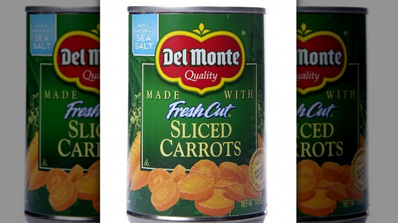 Del Monte canned sliced carrots