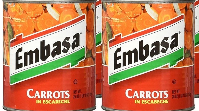 Embasa canned carrots