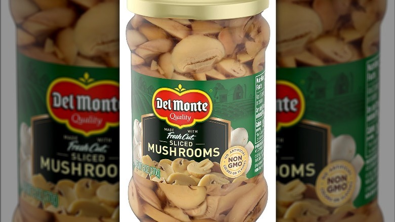 Del Monte sliced mushrooms