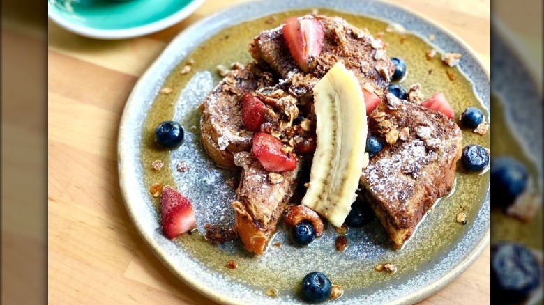 French toast on a plate