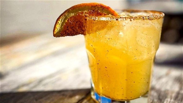 Loco Pez marg with slated rim orange slice