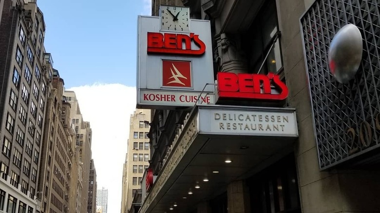 Ben's Kosher Deli store front