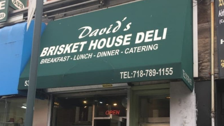 David's Brisket House store front