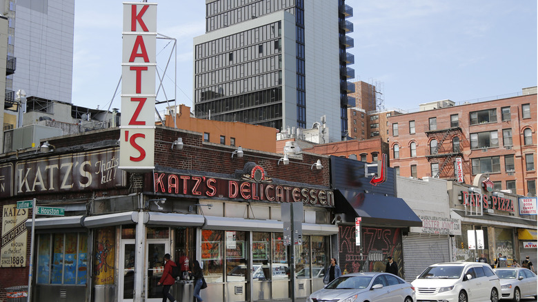 Katz's Delicatessen store front