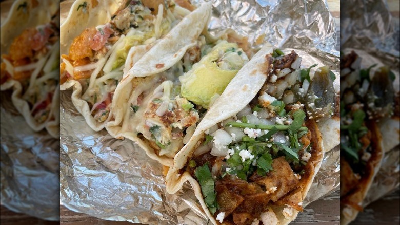 A plate from Granny's Tacos 