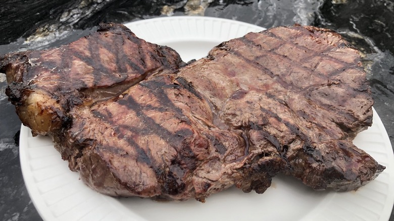 Grilled top sirloin steak