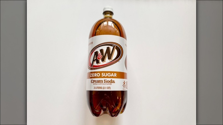 A&W zero sugar cream soda