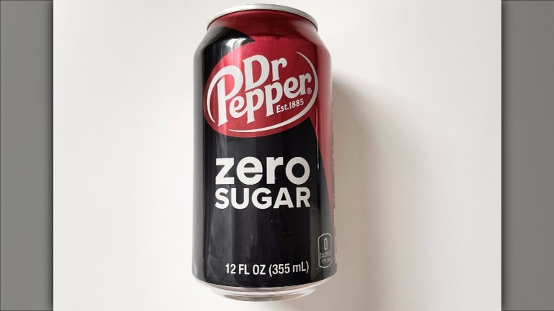 Dr Pepper Zero Sugar can