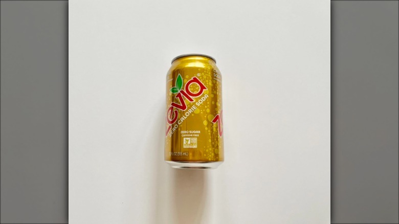 Zevia zero calorie soda can