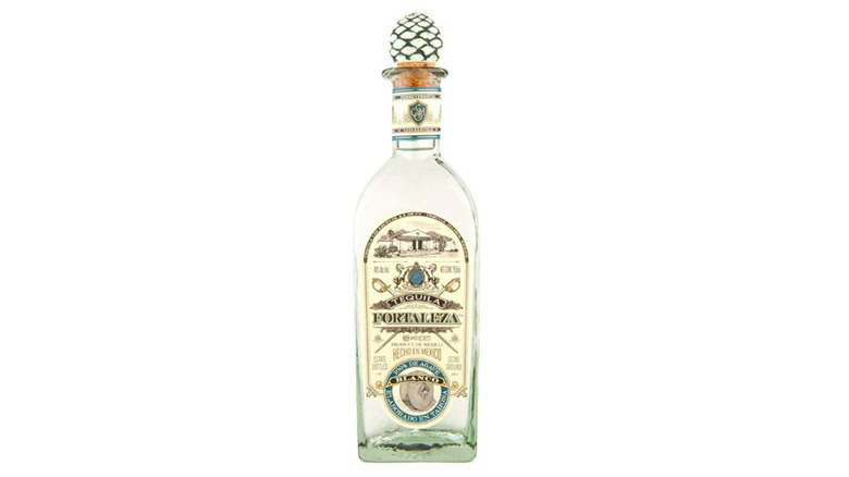 A bottle of Fortaleza Blanco