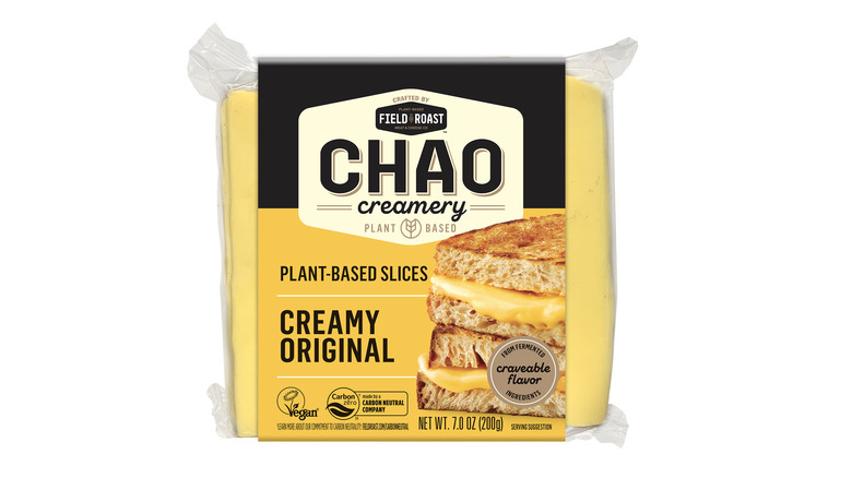 Field Roast Chao vegan cheese package