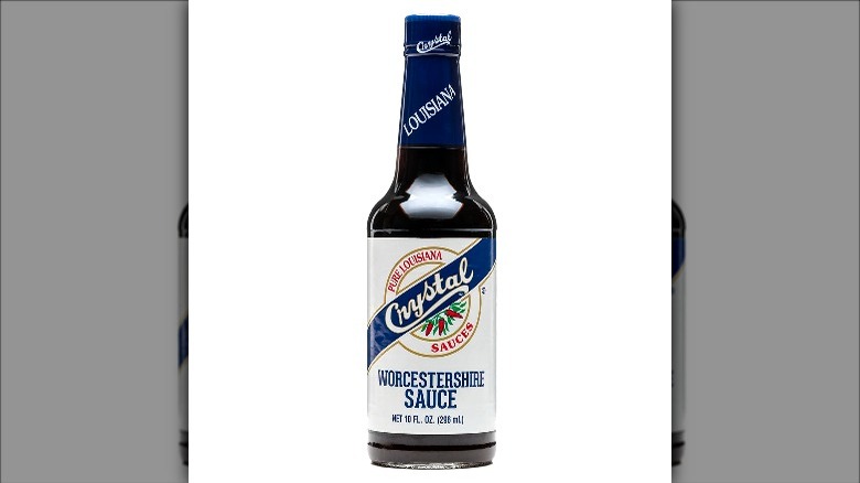 Crystal Worcestershire sauce bottle