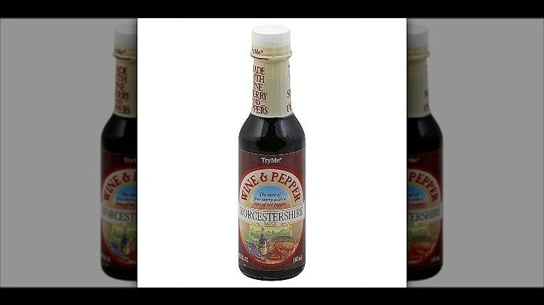 Try Me Worcestershire sauce bottle