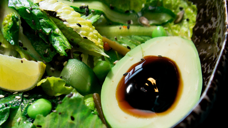 Wafu dressing in avocado