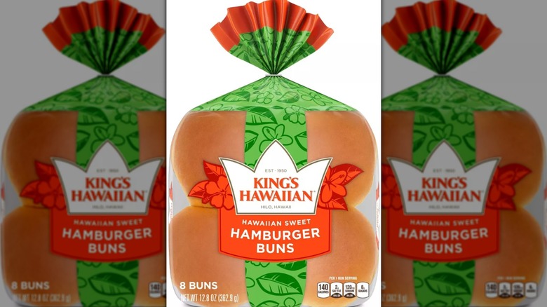 ‌King's Hawaiian Sweet Hamburger Buns