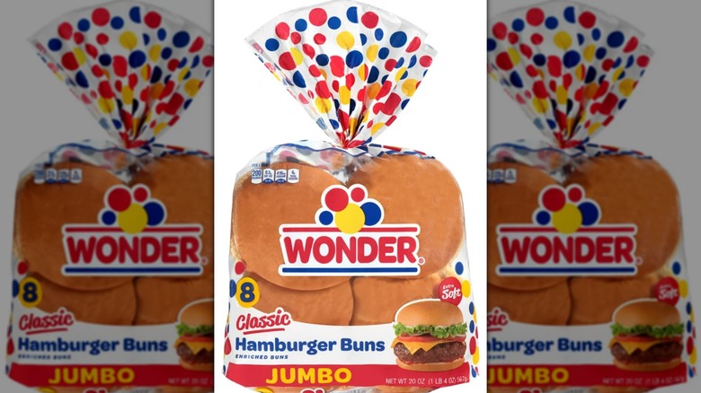 Wonder Jumbo Classic Hamburger Buns