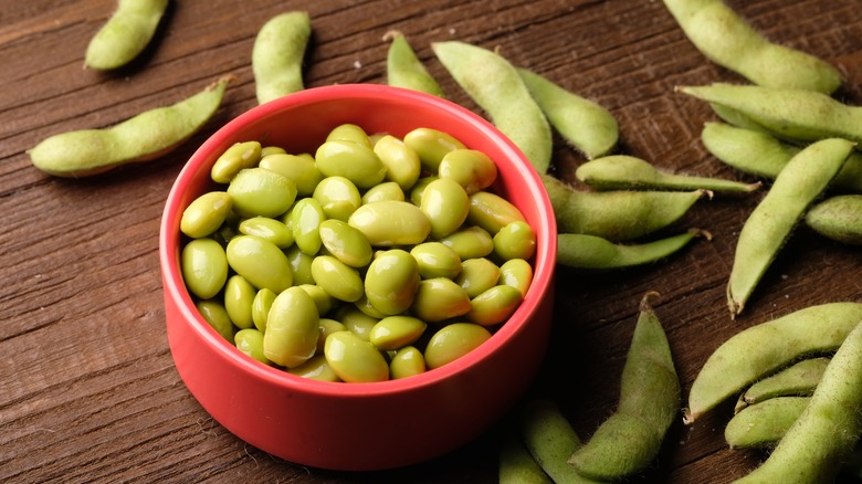 bowl of edamame