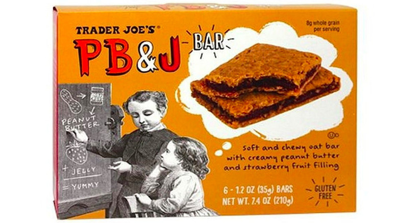 Trader Joe's PB&J bar box