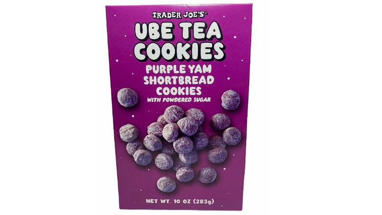 Trader Joe's Ube Tea Cookies
