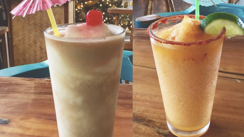 Paddlers' frozen cocktails