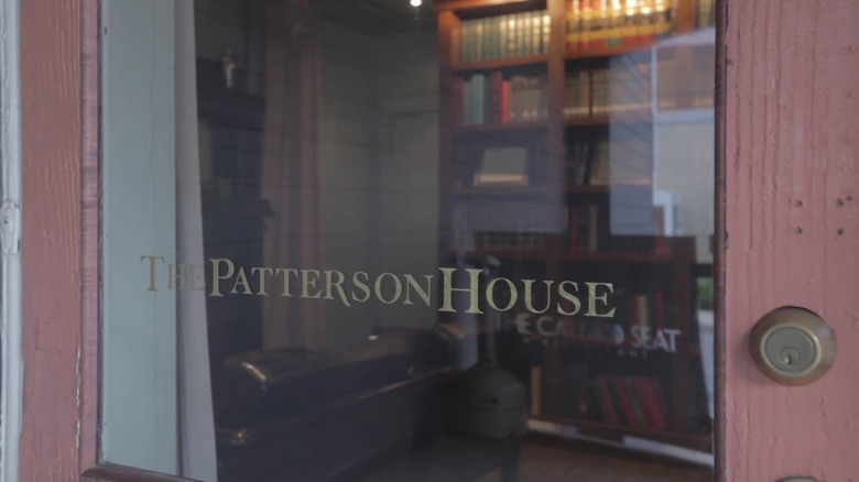The Patterson House sign