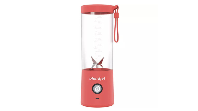 red personal blender