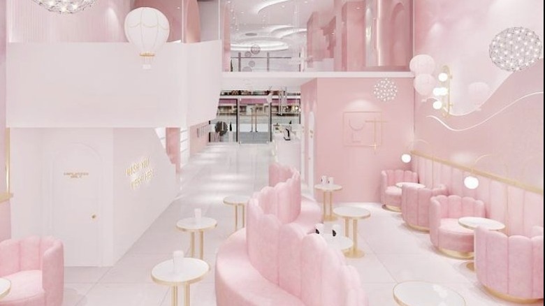 MTea pink interior