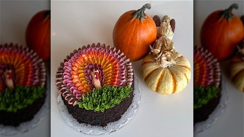 Thanksgiving cake from Ladybird Bakery