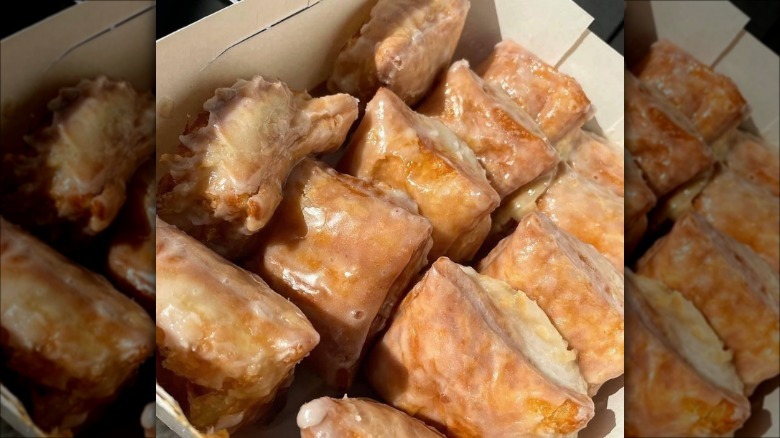 A box of glazed beignets 