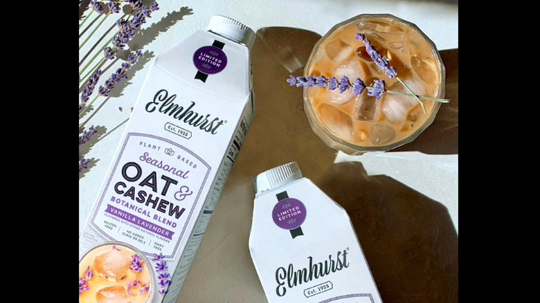 Elmhurst Vanilla Lavender plant-based milk