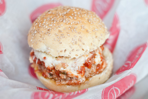 Parm Meatball Sandwich