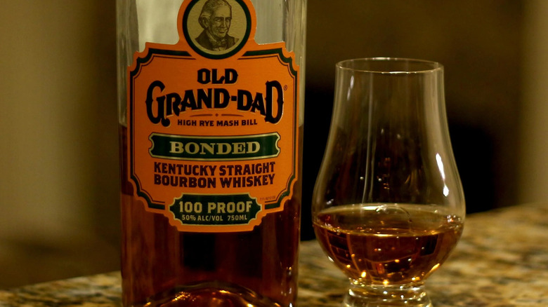 a glass of Old Grand-Dad