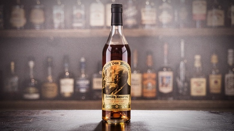 bottle of Pappy Van Winkle