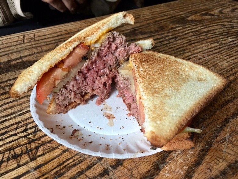 #9 The Original Burger, Louis' Lunch, New Haven, Conn.	