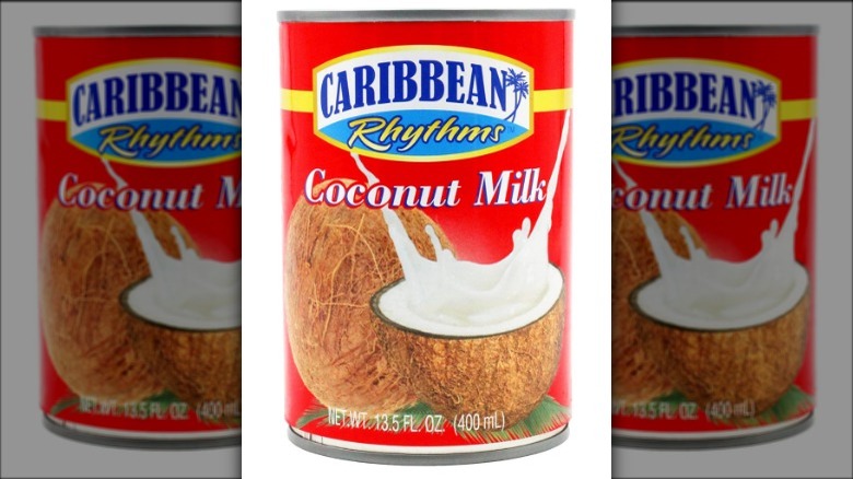 Carribean Rhythms coconut milk can